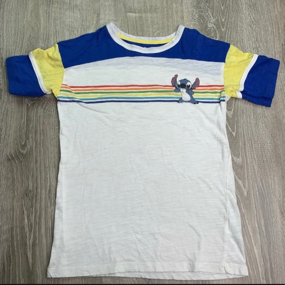 Disney Retro Style Stitch Shirt Girls Size Small(3/5)